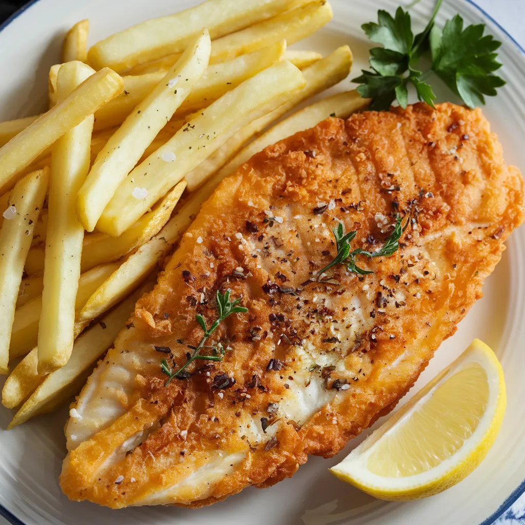 Crispy Fish and Chips