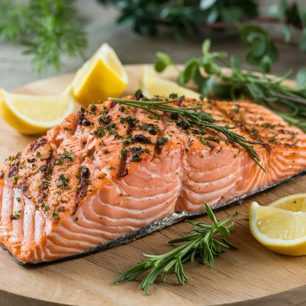 Lemon Herb Grilled Salmon