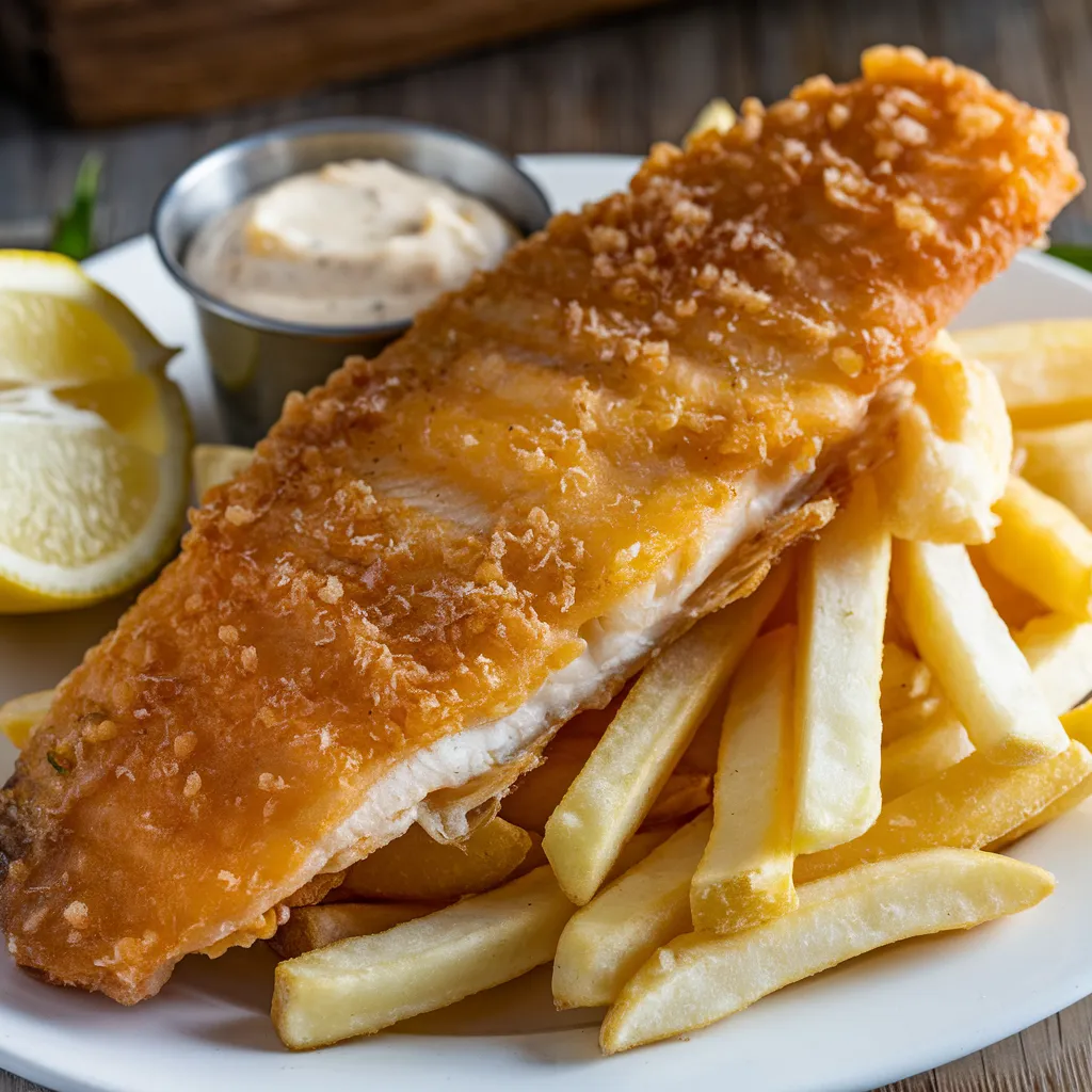 Crispy Fish and Chips